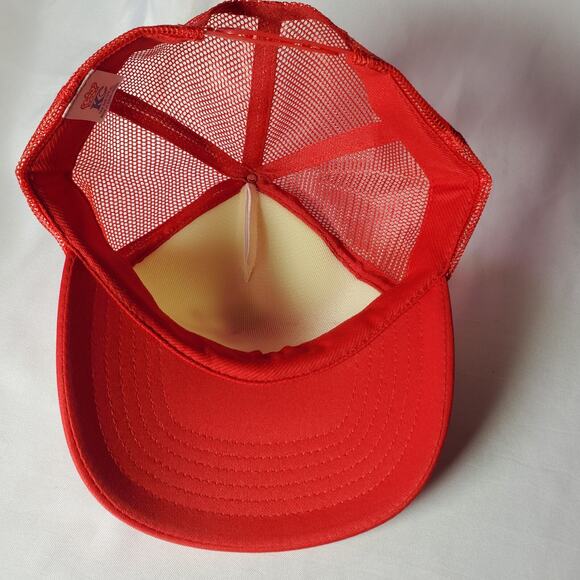 Vintage Jesse James Spider Black Widow Mesh Trucker Hat Red White Snap Back - Picture 2 of 9